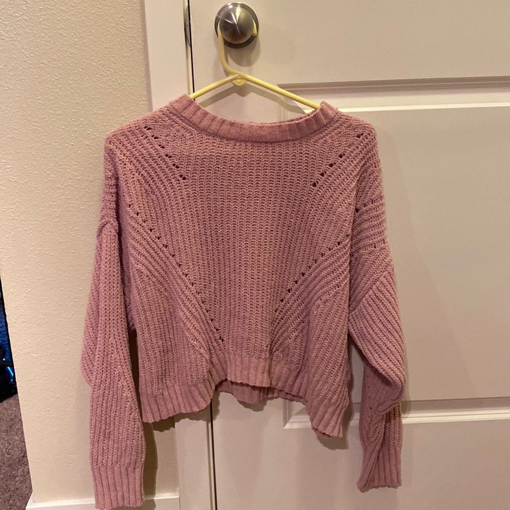 American Eagle Medium Pink Knit sweater